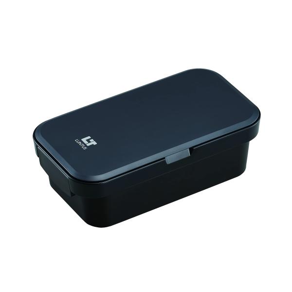 他サイト： アスベル 弁当箱 ランタス WS-800C 幅21.1ｃｍ×奥行11.6ｃｍ×高さ6.8ｃｍ バッグ付 ブラックの商品画像
