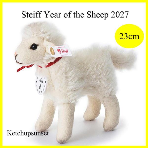 【2026年秋冬予約商品】シュタイフ 2027年　アジア限定 干支　未（ひつじ） Steiff Year of the Sheep 干支のぬいぐるみ　テディベア　未年　ヒツジ　ひつじ年