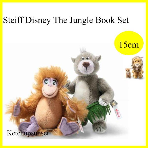 【お取り寄せ】シュタイフ テディベア Steiff Disney Junglebookset  2025年 世界限定 ディズニー　ジャングル・ブック セット
