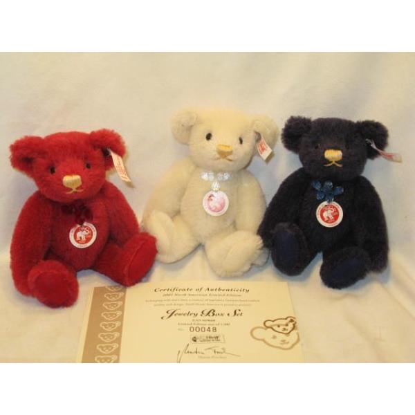 シュタイフ　Steiff　ジュエルズ　テディベア　2007年　スワロフスキー シュタイフ Steiff ジュエルズ テディベア 2007年 スワロフスキー