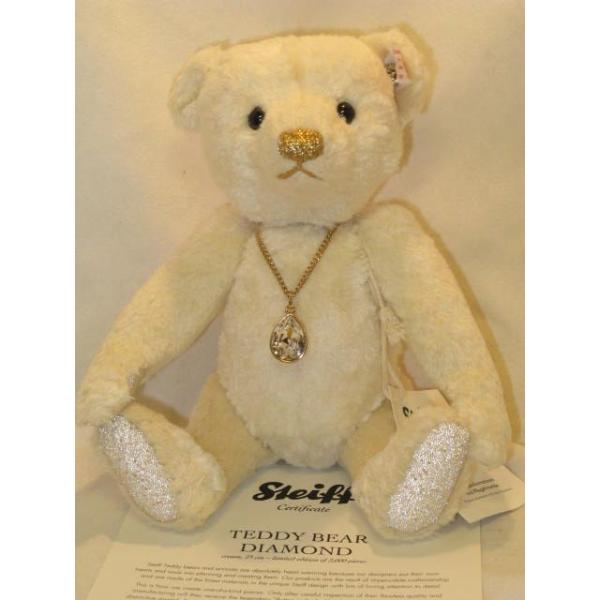シュタイフ　steiff スワロフスキー アメジスト テディベア　限定 Steiff（シュタイフ） シュタイフ/Steiff☆2012年世界限定