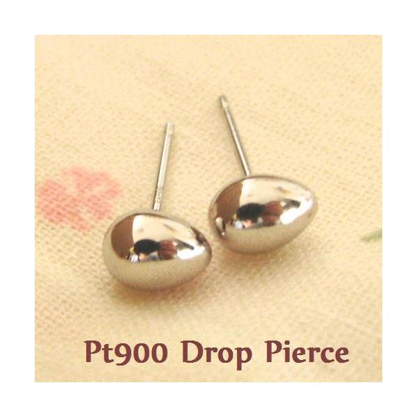 モルダバイト ドロップカット トップ・平ドロップカット ピアス PT プラチナ モルダバイト ドロップカット トップ・平ドロップカット ピアス