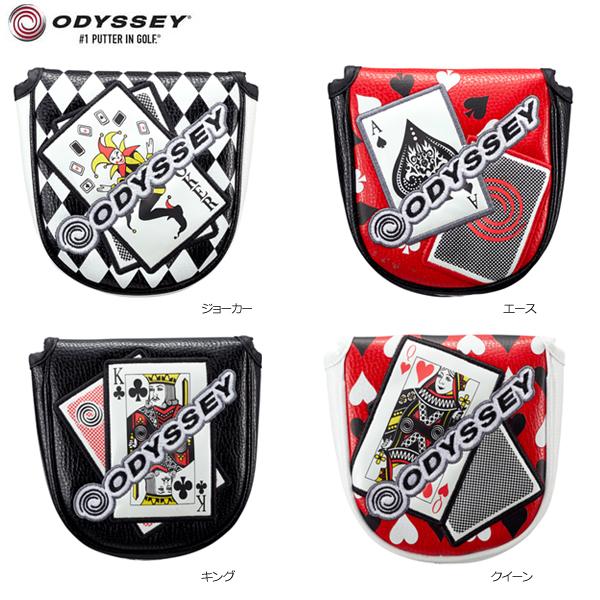 オデッセイ（ODYSSEY） エフ ネオ マレット パター カバー トランプ柄