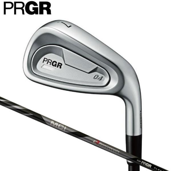 未使用に近い）PRGR 04アイアン　7-52度の6本セット PRGR（プロギア） 04 アイアン MCI for PRGR 装着モデル #7〜Pw Aw 5本