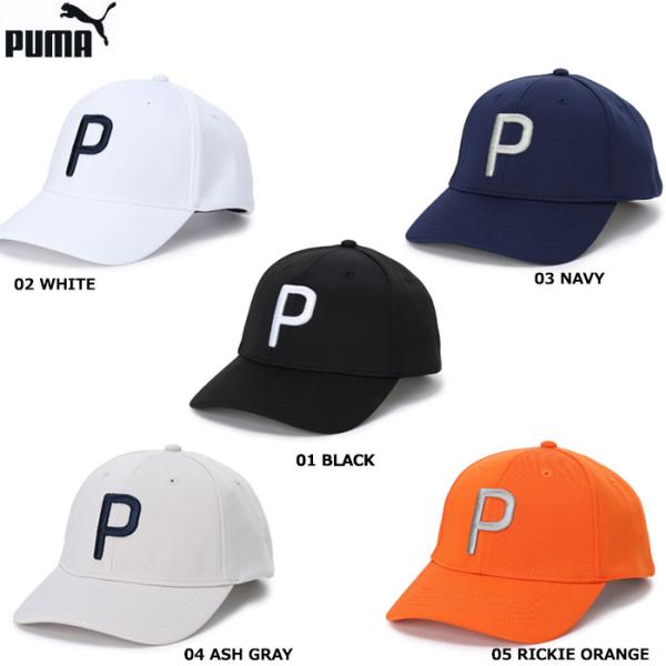PUMA プーマ 026695 ニットPキャップ ゴルフキャップフロントに「P」ロゴが立体的に刺繍されたゴルフキャップ素材：ポリエステル95% ポリウレタン5%サイズ：OSFA（56〜59cm）カラー：01 BLACK02 WHITE03 ...
