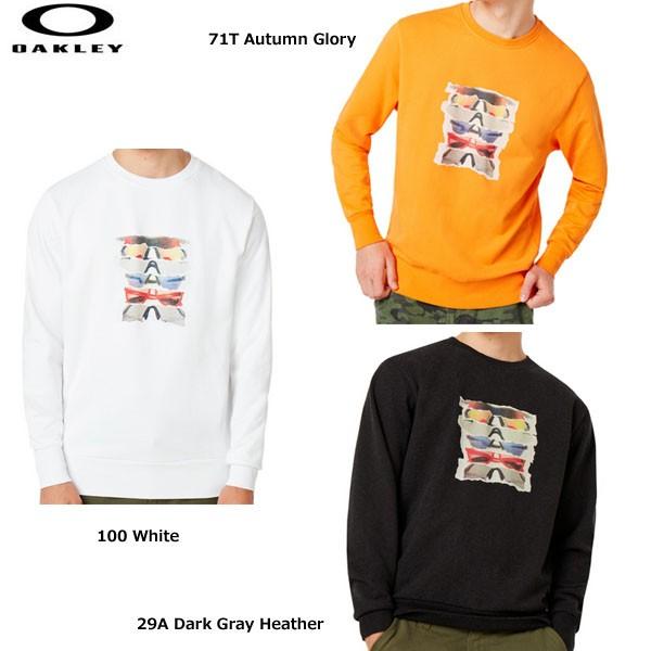 I[N[ 472572 TOX vg N[lbN Sunglass Print Crewneck OAKLEY