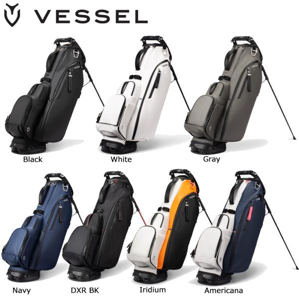 VESSEL グレー キャディバッグ　プレイヤー3.8 VESSEL ベゼル プレイヤー 5.0 プロ スタンド キャディバッグ 日本正規