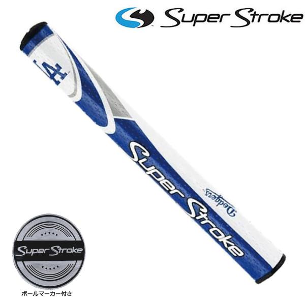 ボールマーカー付 SuperStroke MID SLIM 2.0 Dodgers GR-270 日本正規品 スーパーストローク ミッドスリム2.0 ロサンゼルス ドジャース 日本正規品 パターグリッ