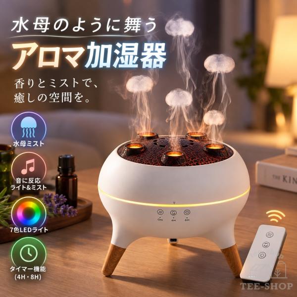 加湿器 卓上 250ml 超音波加湿器 小型 ミスト調節 2段階加湿 LEDライト付 静音 お手入れ簡単 乾燥対策 花粉対策 オフィス 寝室 デスク用 コンパクト 省スペース