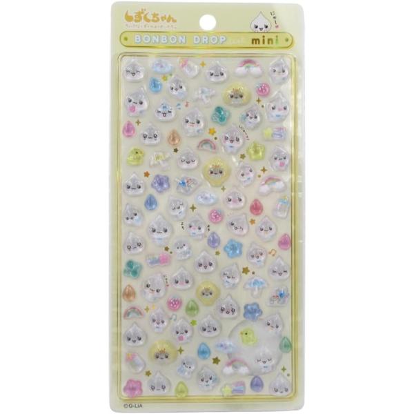 クーリア シール ボンボンドロップシール ミニ しずくちゃん みるみるちゃん 04284