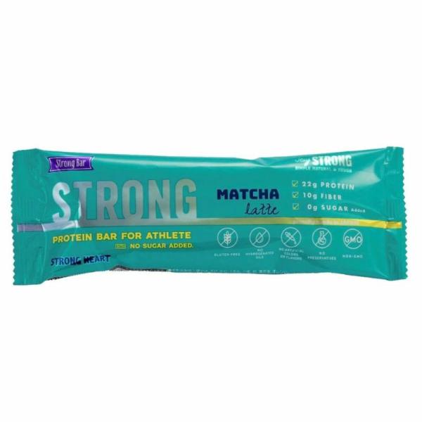 ストロングバー マッチャラテ 12本入 メーカー直送 スイーツ チョコ プロテインバー 高タンパク 低糖質 筋トレ ダイエット