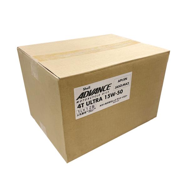 シェルアドバンス 12本セット4990602100115 Shell ADVANCE  4T Ultra ウルトラ　15W-50　1L 4サイクルオ