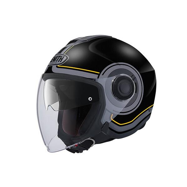 ヤマハ YAMAHA  YJ-22II ZENITH グラフィック GF-1 ブラック S-L バイク用ヘルメットSG規格
