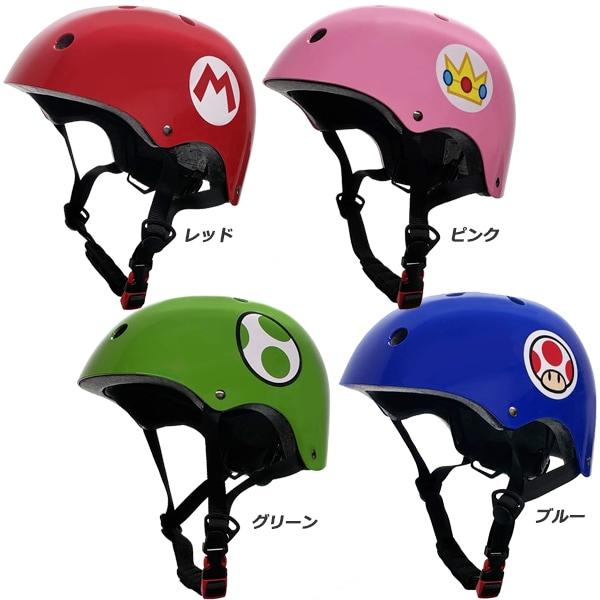 asahi アサヒ  マリオカートキッズヘルメットS-R 頭周：49-53cm 幼稚園 年中〜小学生 低学年くらい