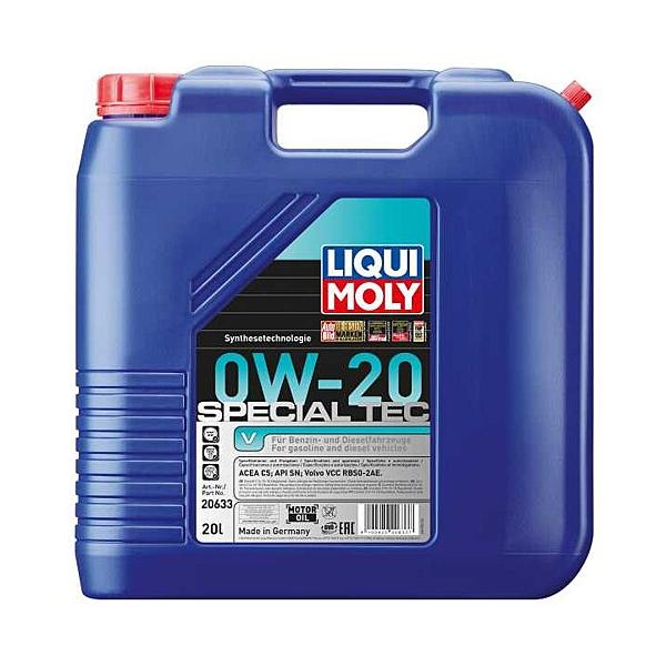 LIQUI MOLY リキモリ   4100420206337  20633 スペシャルテックV 0W20 20L