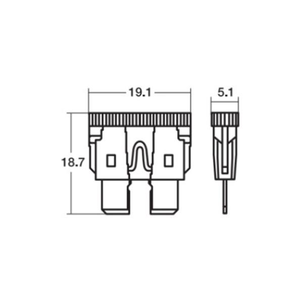 BPF-6200 NO305 スタンレー STANLEY ブレードヒューズ 20A 5個入り HD店