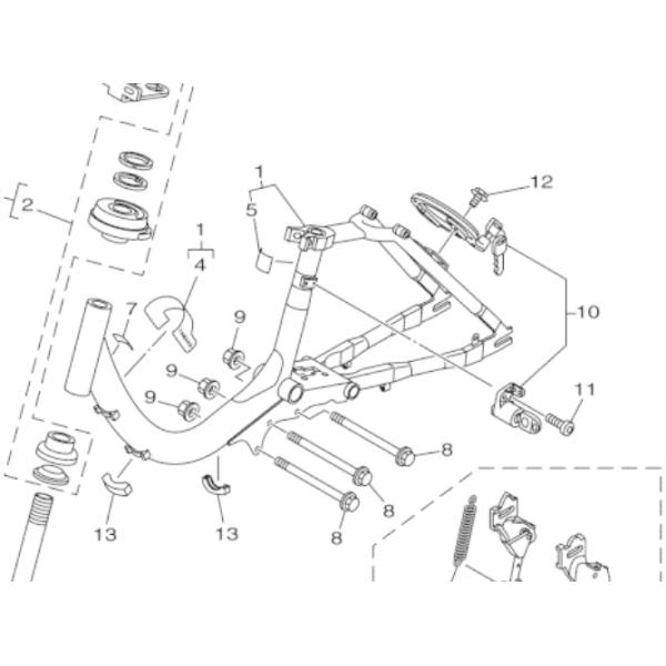 }n YAMAHA   X96-8A8J0-10 L[AZu d]ԁ@Ci @JM@L[