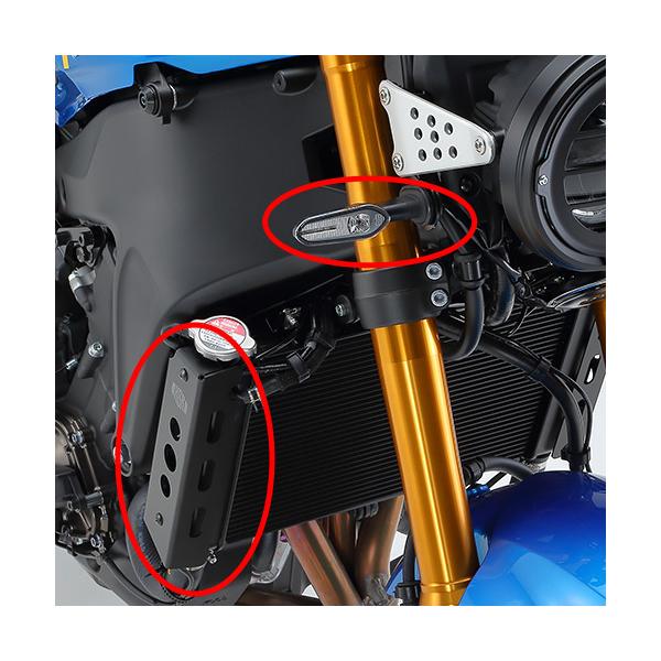 ヤマハ YAMAHA Q5K-ATV-Y82-295 ラジエターカバー,ウインカーイセツ