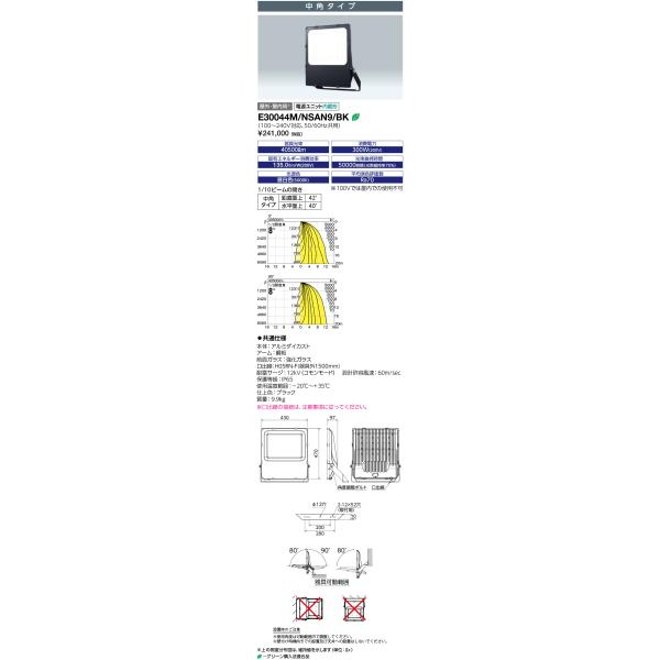 岩崎電気 送料無料 E30044M/NSAN9/BK (E30044MNSAN9BK) FLOOD RESQ