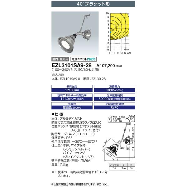 dC EZL3101SA9-28 fBIbN `LEDVpƖ ⓔ400W 40°uPbg` nu@28 (EZL3101SA928)