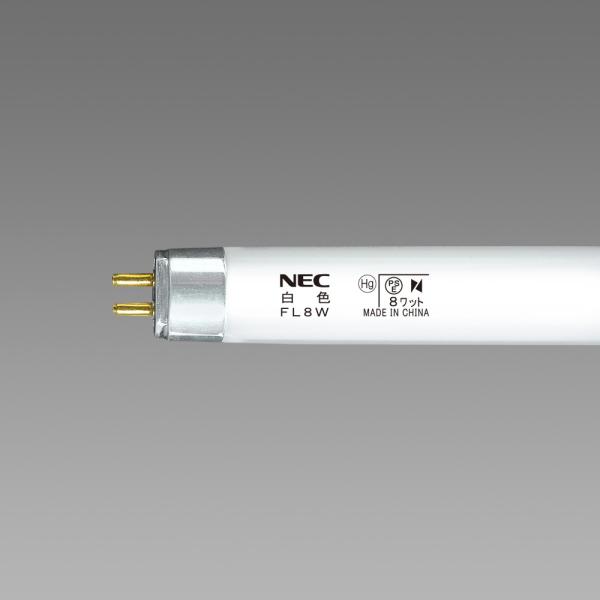 NEC FLUORESCENT LAMP 10W 25本入り　白色 Amazon | NEC ライフライン 10W形 FL10W | NEC | 直管蛍光灯 通販
