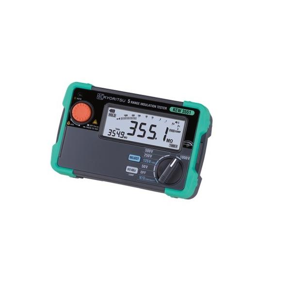 共立電気計器 KEW3551 デジタル絶縁抵抗計 50/100/125/250/500 共立電気計器 KEW3551 デジタル絶縁抵抗計 50/100/125/250/500