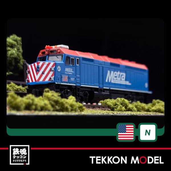 カトー（KATO） Nゲージ KATO USA 176-9107 F40PH シカゴ・メトラ #157