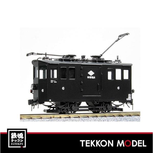 ワールド工芸 HOゲージ 16番 京福電鉄 テキ6 電気機関車 (白帯