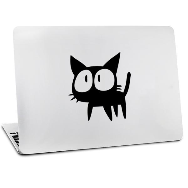 魔女の猫ステッカー　ねこステッカー　防水カッティングステッカー（サイズ：約10.0cm×116.0cm） 　※お届け先全国一律送料無料！！沖縄・離島も無料！！