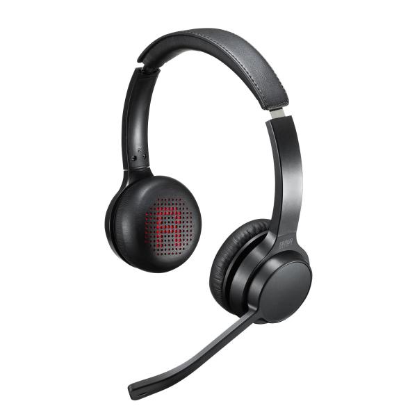 宅配 サンワサプライ Bluetoothヘッドセット 両耳タイプ 単一指向性 MM-BTSH62BK
