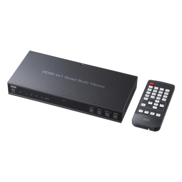 SANWA SUPPLY 4入力1出力HDMI画面分割切替器(4K/60Hz対応