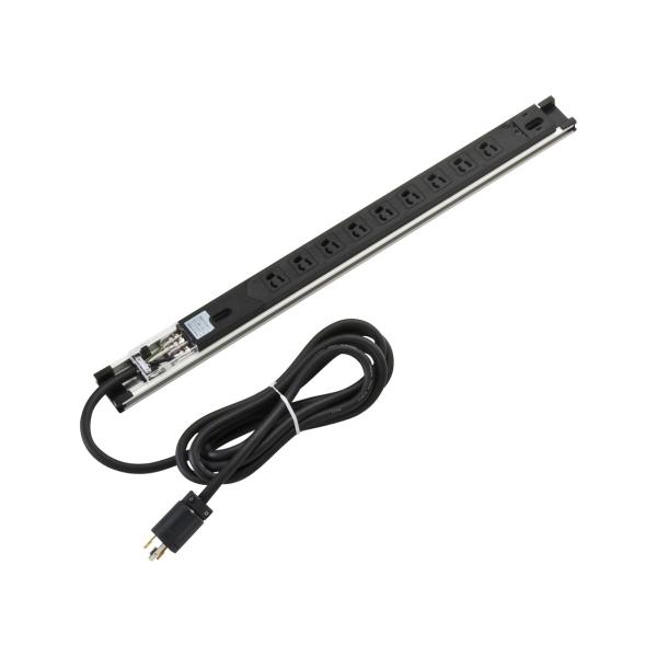 SANWASUPPLY サンワサプライ 19インチサーバーラック用コンセント(20A)　品番：TAP-SV209（沖縄・離島配送不可） SANWA SUPPLY（サンワサプライ） 19インチサーバーラック用コンセント