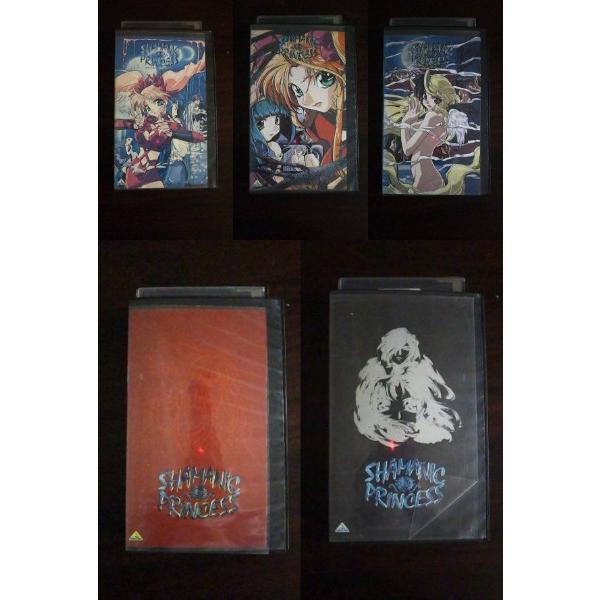 VHS】 シャーマニックプリンセスvol.1~2、Vol.4~6 5本セット レンタル