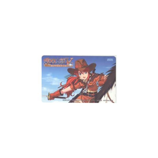 テレカ】 サクラ大戦V 荒野のサムライ娘 ジェミニ・サンライズ 4S