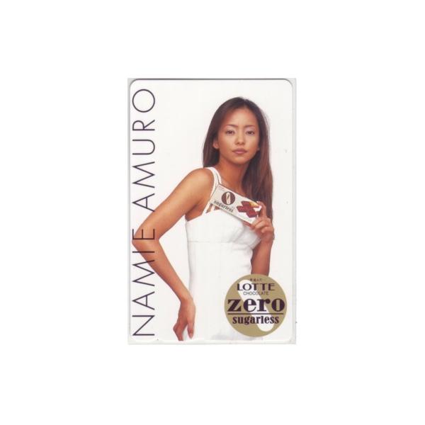 テレカ】 安室奈美恵 ロッテ ゼロ・シュガーレスチョコ テレカ