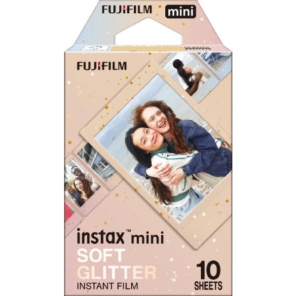 チェキ専用フィルム 絵柄入りフレームタイプ (SOFT GLITTER) 10個 チェキ フジフィルム チェキフィルム 10枚分 INSTAX MINI S-GLITTER WW