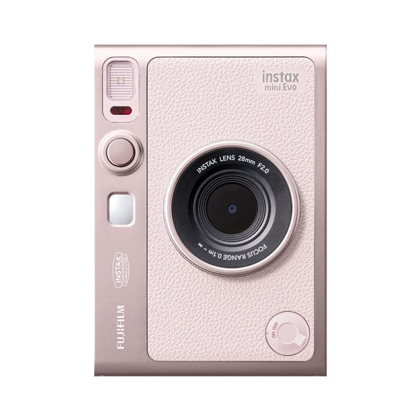 instax 富士フイルム ハイブリッドインスタントカメラ EVO ピンク