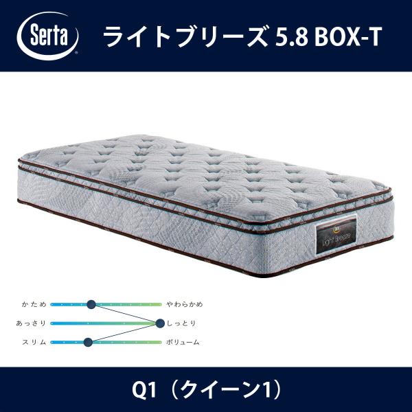 サータ ライトブリーズ 5.8 BOX-T クイーン1 (マットレス) 価格 サータ ライトブリーズ 5.8 BOX-T クイーン1 (マットレス) 価格