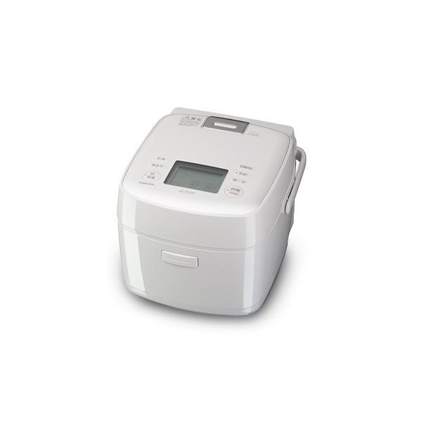三菱電機 NJ-SE06H-W 白亜麻 0.5〜3.5合炊き 三菱ジャー炊飯器 備長炭 炭炊釜 MITSUBISHI ELECTRIC