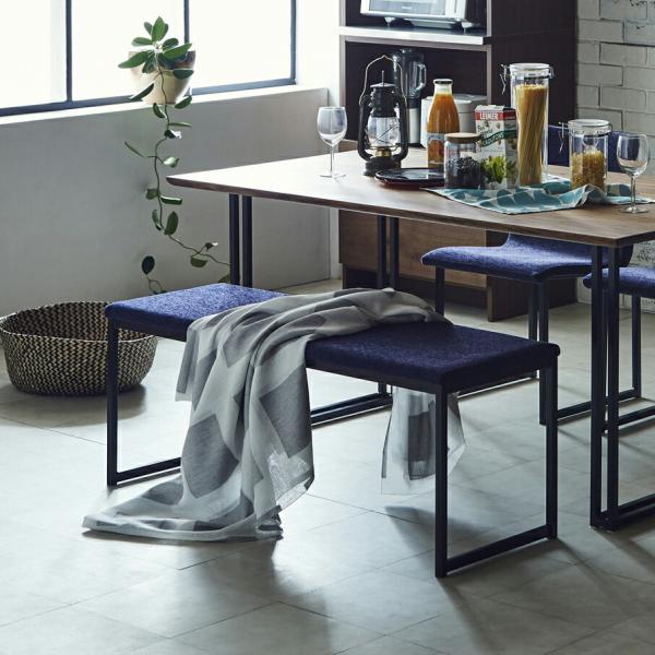 �_�C�j���O�`�F�A 140�x���` �J���X KARASU NIPPONAIRE ���r���O�`�F�A �_�C�j���O�x���` �t�@�u���b�N �X�`�[�� �u���[ �u���b�N �։Ƌ� �j�b�|�l�A