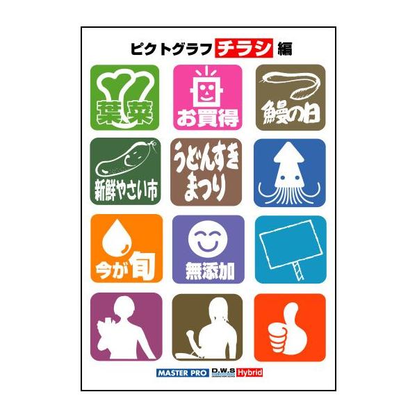 イラスト素材集 ピクトグラフチラシ編 イラストレーター Illustrator Buyee Buyee 提供一站式最全面最专业现地yahoo Japan拍卖代bid代拍代购服务 Bot Online