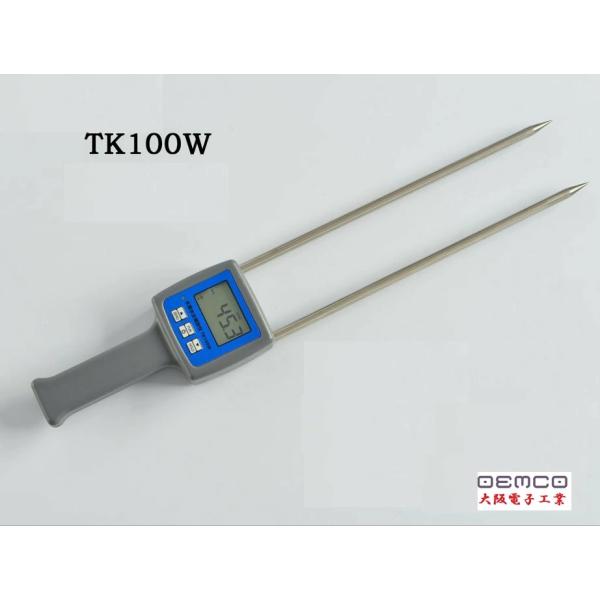 限定1台 大阪電子工業TK-100W水分計 メーカー保証日本語取説 デジタル水分計 木材水分計 湿度計 おがくず のこくず 竹などの竹繊維の含水率測定 1秒間で水分検出