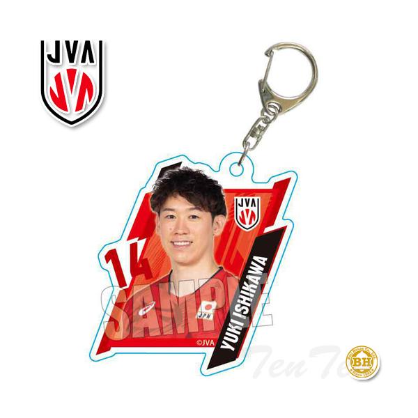 バレーボール男子日本代表　石川祐希　ラベル缶　アクリルキーホルダー　ステッカー アクリルキーホルダー バレーボール男子日本代表 石川 祐希 【即納品