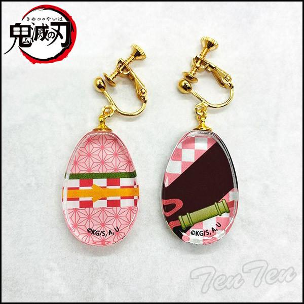 非売品】鬼滅の刃 鬼滅イートキャンペーン抽選当選品 耳飾り型しおり2