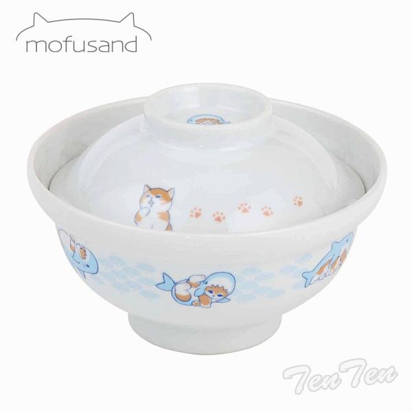 mofusand 蓋付きどんぶり 【即納品】 モフサンド 正規品 食器 皿 丼 猫 サメにゃん 日本製