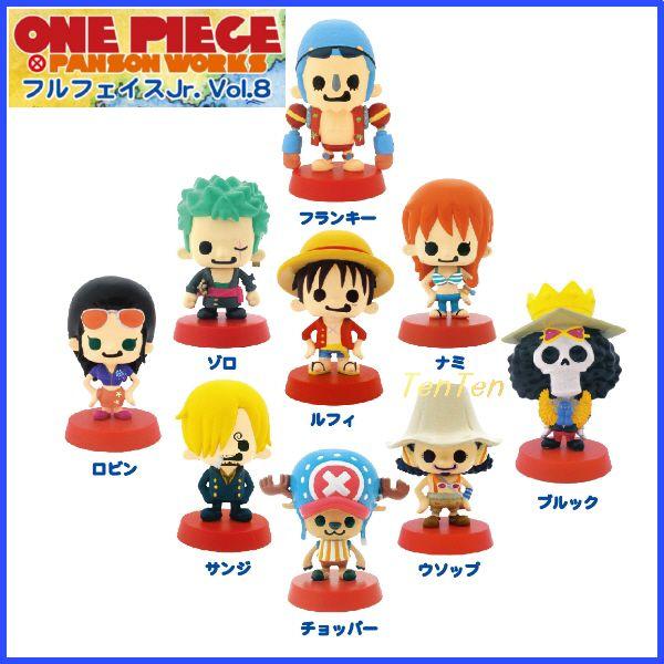 BANDAI ワンピース グッズ フィギュア フルフェイスJr. Vol.8