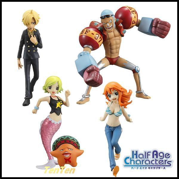 ワンピース フィギュア Half Age Characters Vol 3 麦わらの一味 新世界編 Op Half Cha3 天天ストア 通販 Yahoo ショッピング
