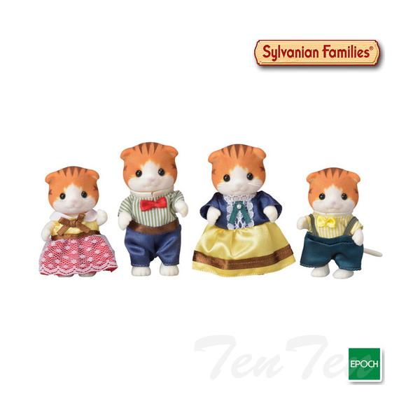 【 即納品 】(即納品のみ同梱可。)メイプルネコのお父さん、お母さん、男の子、女の子の４体セットです。お人形の首、手足を動かして、ポーズをとることができます。道案内が得意なお父さん。お父さんが持っている小さな手帳には、いろんな道のすてきなと...