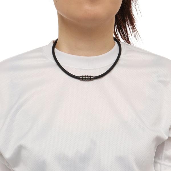 コラントッテ(COLANTOTTE) ネックレス クレスト プレミアムカラー PBK ABAAS53 (ブラック) 磁気ネックレス アスリート