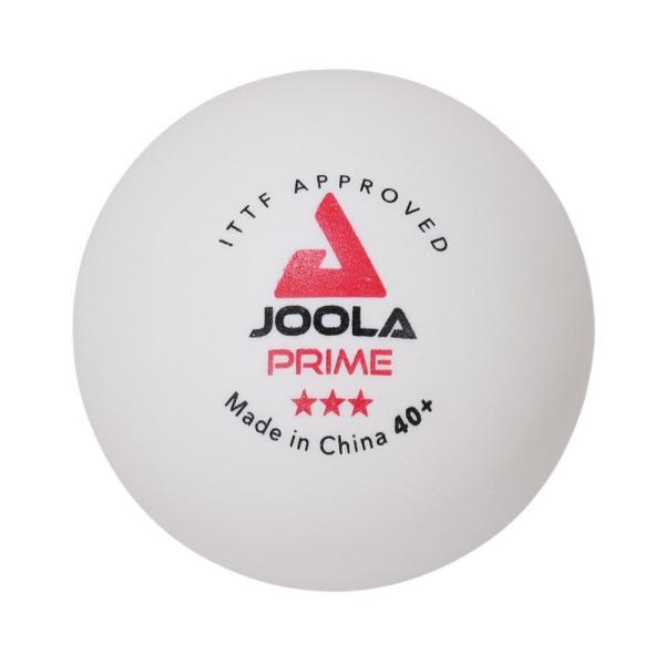 卓球 ボール 試合球（40mm） ヨーラ JOOLA PRIME 40+ 40031-WHT 専門店卓球 卓球ボール ボール 試合球 試合用 卓球 ボール ホワイト●中国製●メーカーカラー表記:白●個数:6球●3スター